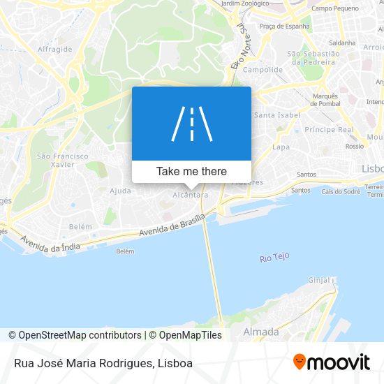 Rua José Maria Rodrigues map