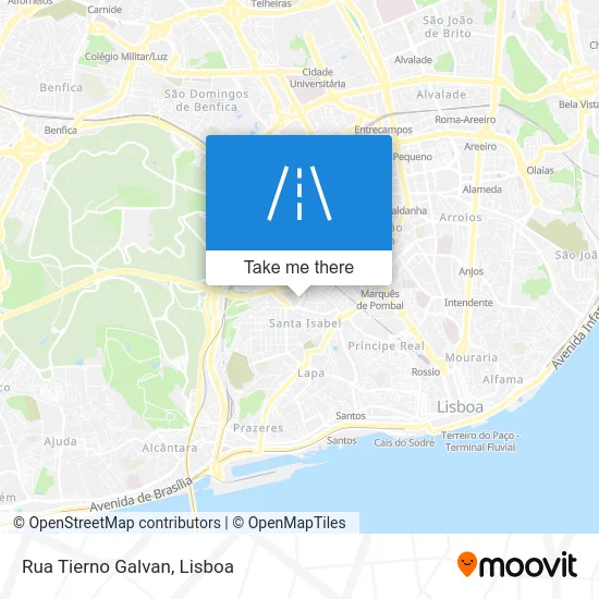 Rua Tierno Galvan map