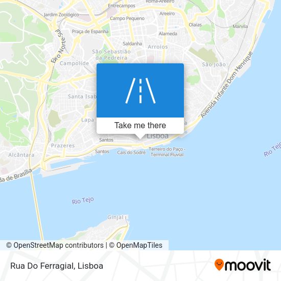 Rua Do Ferragial mapa