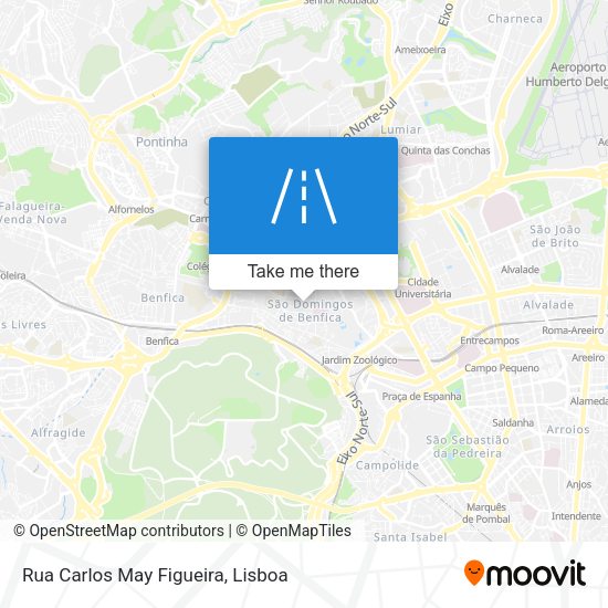 Rua Carlos May Figueira mapa