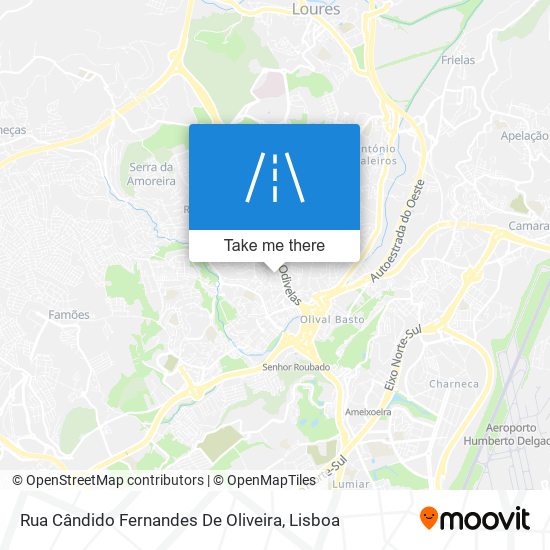 Rua Cândido Fernandes De Oliveira map