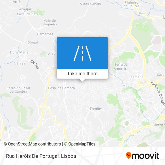 Rua Heróis De Portugal map