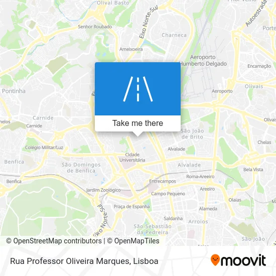 Rua Professor Oliveira Marques map