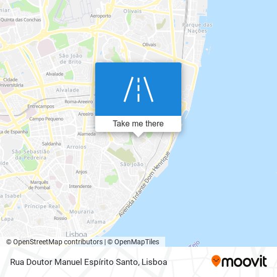 Rua Doutor Manuel Espírito Santo map