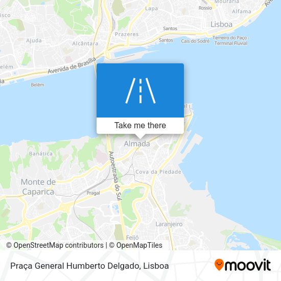 Praça General Humberto Delgado mapa