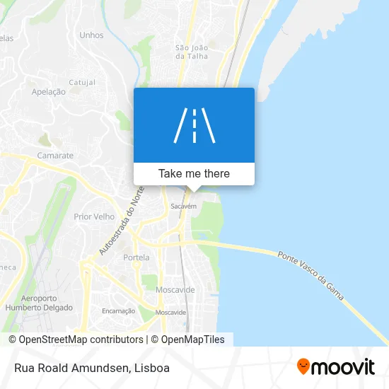 Rua Roald Amundsen map