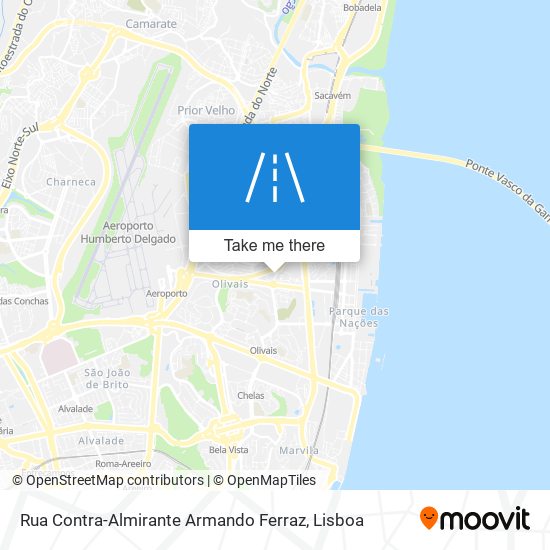 Rua Contra-Almirante Armando Ferraz map