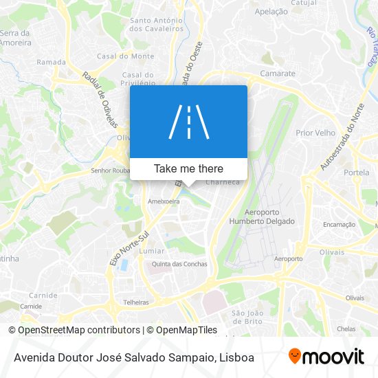 Avenida Doutor José Salvado Sampaio mapa