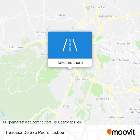 Travessa De São Pedro mapa