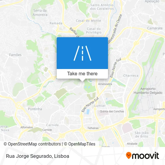 Rua Jorge Segurado map