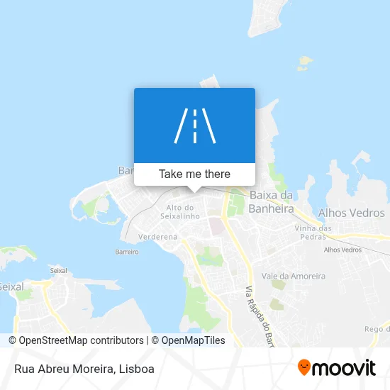 Rua Abreu Moreira map