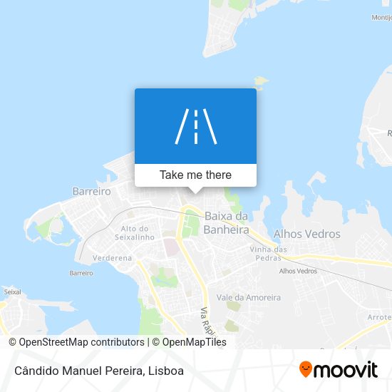 Cândido Manuel Pereira map