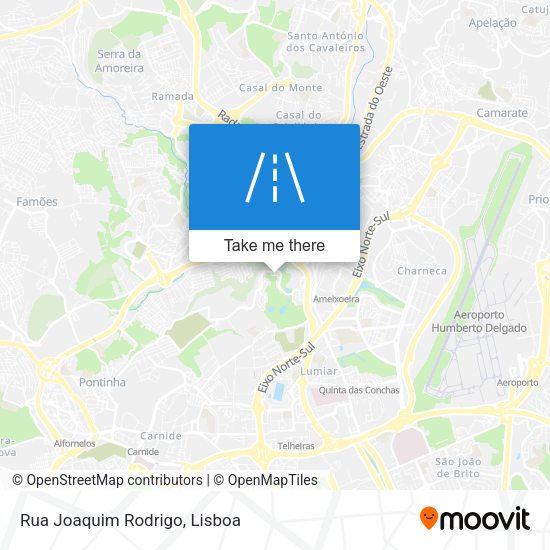 Rua Joaquim Rodrigo mapa