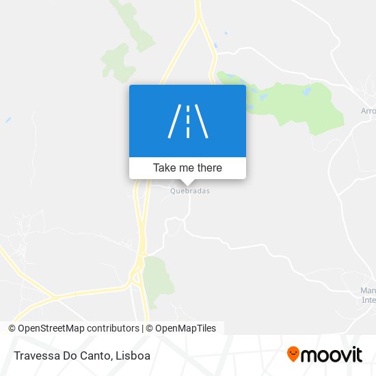 Travessa Do Canto map