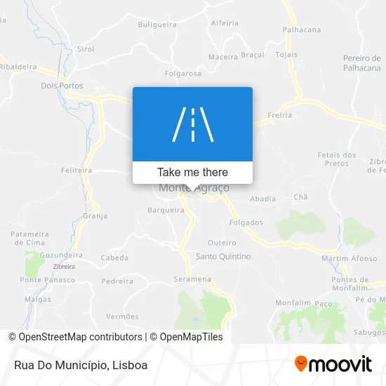 Rua Do Município map