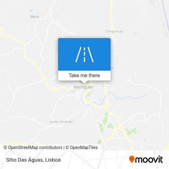 Sítio Das Águas mapa