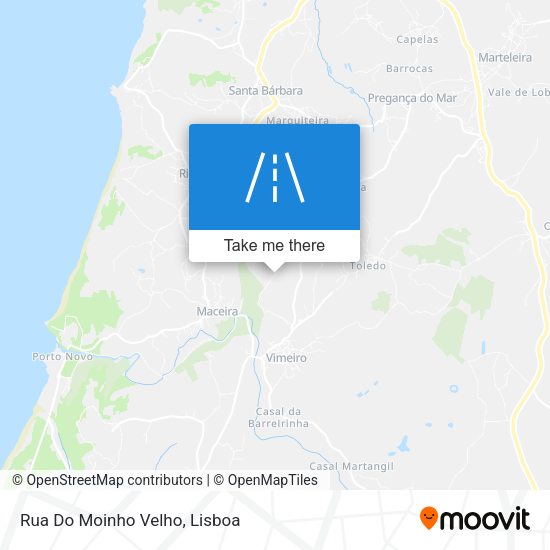 Rua Do Moinho Velho mapa