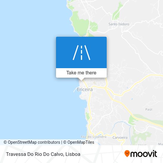 Travessa Do Rio Do Calvo map
