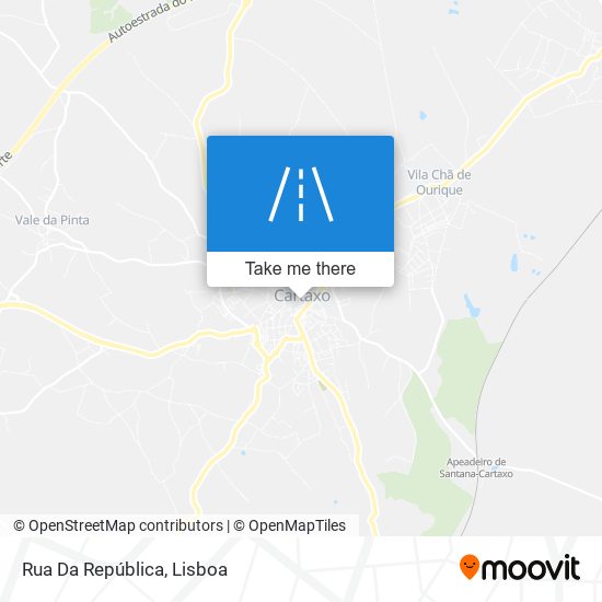 Rua Da República map