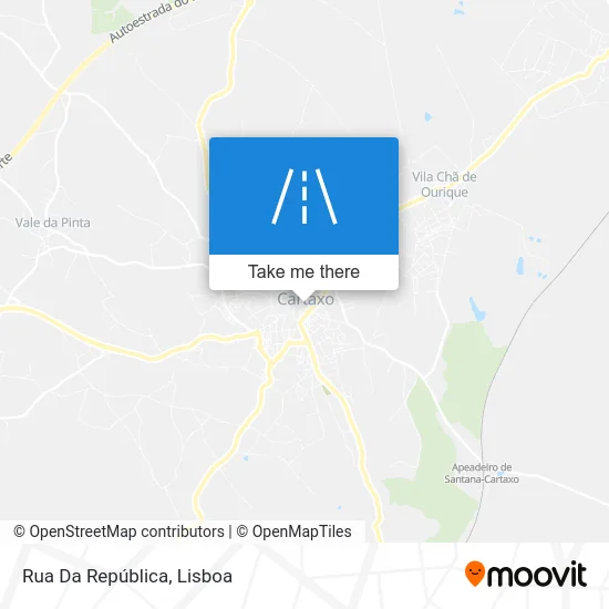 Rua Da República map