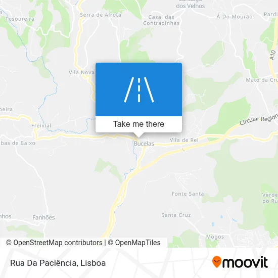 Rua Da Paciência map