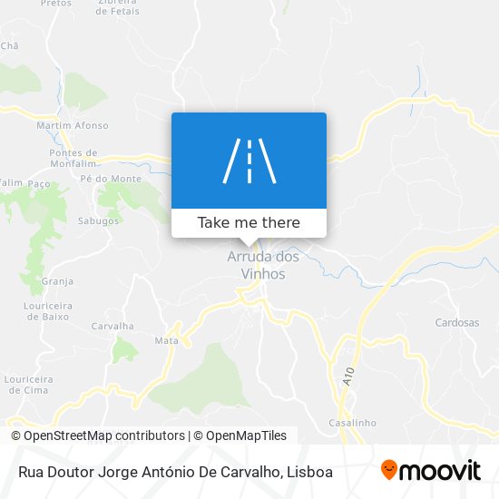 Rua Doutor Jorge António De Carvalho mapa