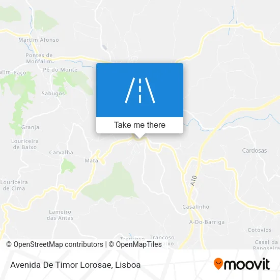 Avenida De Timor Lorosae map