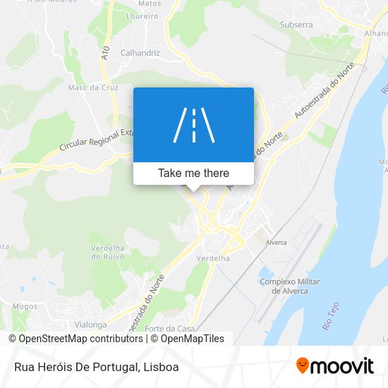 Rua Heróis De Portugal mapa