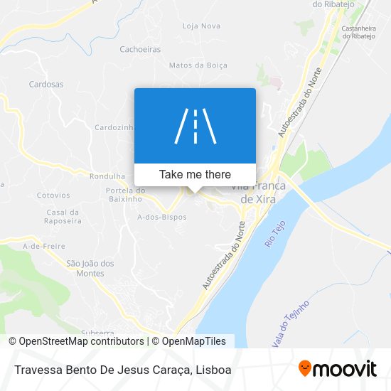 Travessa Bento De Jesus Caraça map