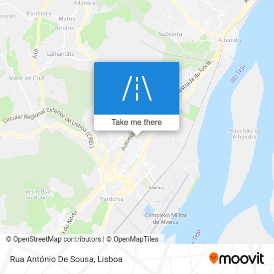 Rua António De Sousa map