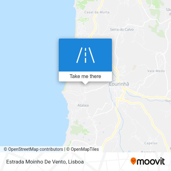 Estrada Moinho De Vento mapa