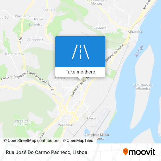 Rua José Do Carmo Pacheco map
