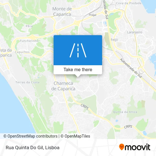 Rua Quinta Do Gil map