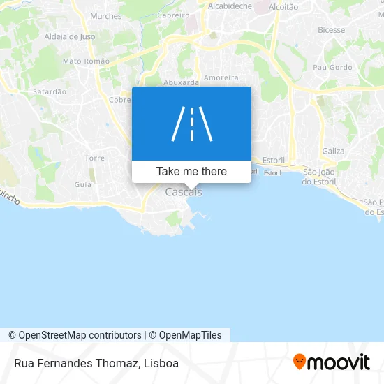 Rua Fernandes Thomaz map