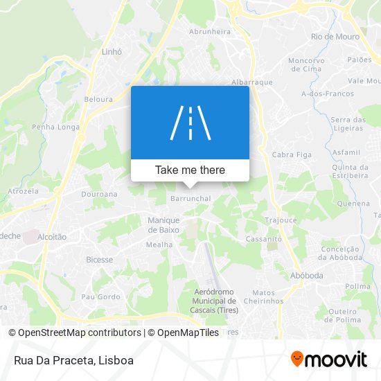 Rua Da Praceta map