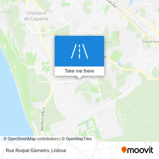 Rua Roque Gameiro map