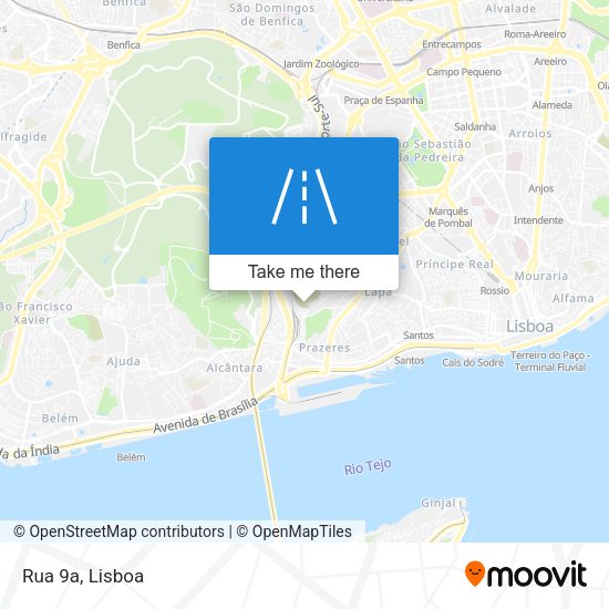 Rua 9a mapa