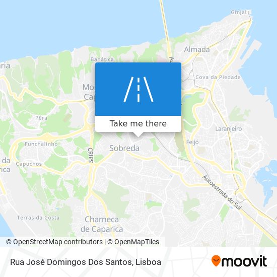 Rua José Domingos Dos Santos mapa