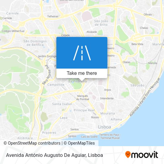 Avenida António Augusto De Aguiar map