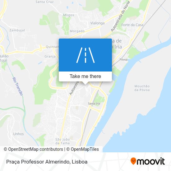Praça Professor Almerindo map