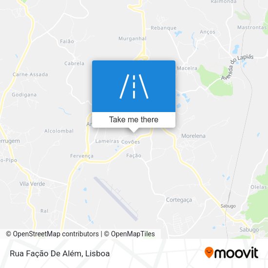 Rua Fação De Além map
