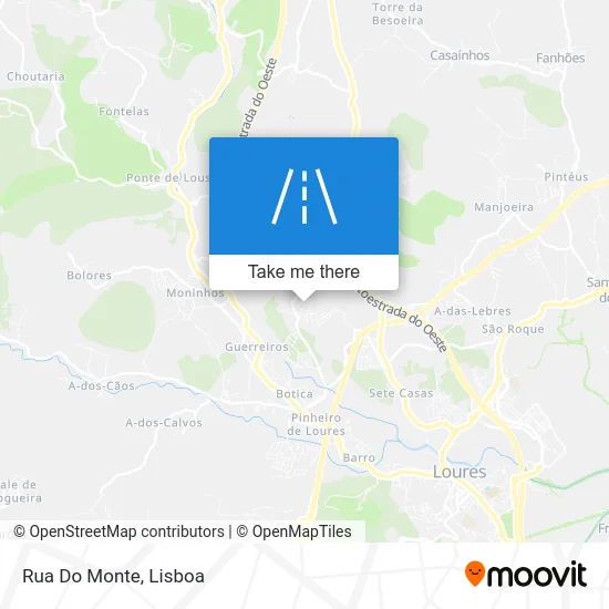 Rua Do Monte map