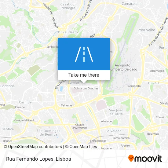 Rua Fernando Lopes map