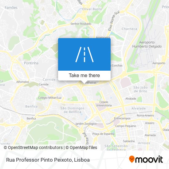 Rua Professor Pinto Peixoto map