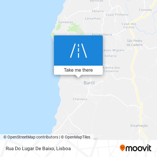 Rua Do Lugar De Baixo map