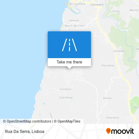 Rua Da Serra map