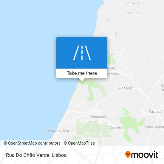 Rua Do Chão Verde map