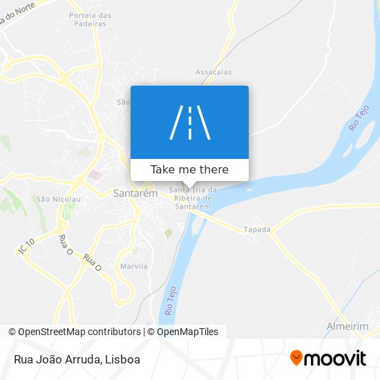 Rua João Arruda mapa