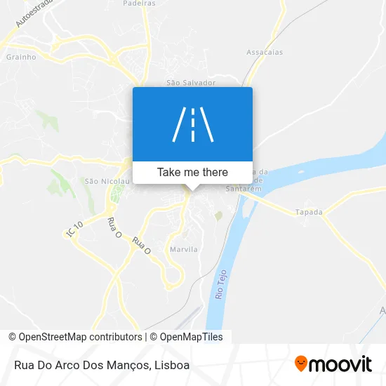 Rua Do Arco Dos Manços map