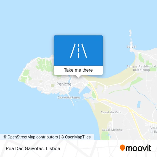 Rua Das Gaivotas map